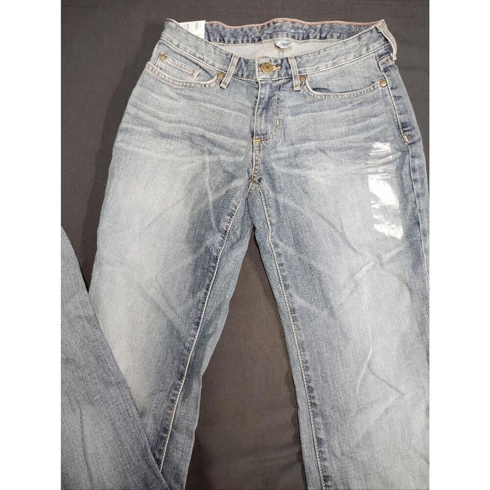 Eddie-bauer Women's Blue Jeans - 2 Long Curvy Bootcut